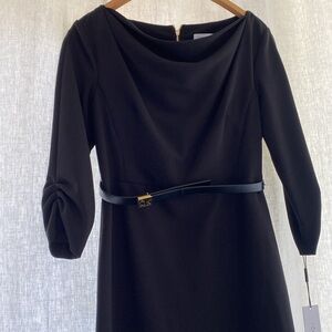 CALVIN KLEIN Elegant Black Dress